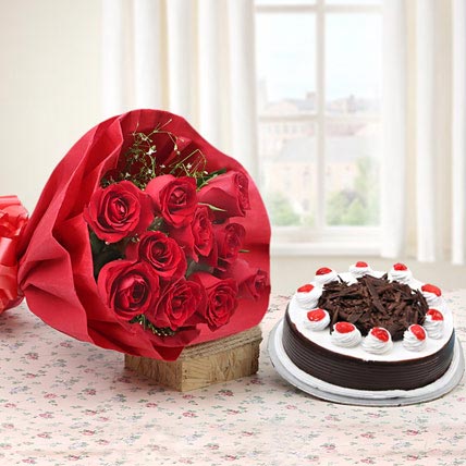 send teachers day flowers and cake online